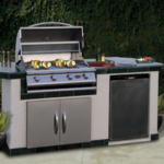 Cal Flame Kitchen Barbecue Island Outdoor Kitchen BBQ 710