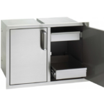 Fire Magic Flush 30" Double Doors w/ Dual Drawers