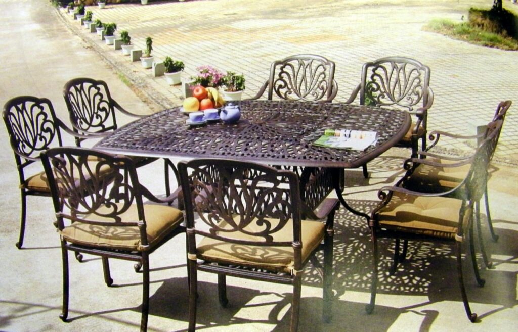 Darlee Elisabeth Patio Furniture Dining Set Seats 8 Darlee® The