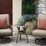 Darlee Florence Deep Seating Set With Ice Bucket Insert -Mocha -Seats 2